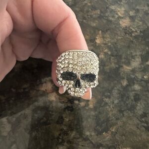 Silver Skull Ring